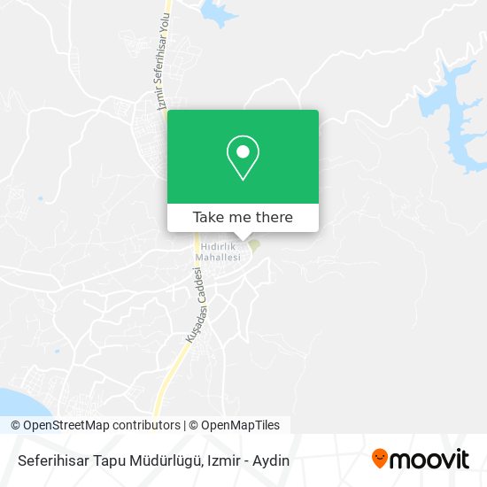 Seferihisar Tapu Müdürlügü map