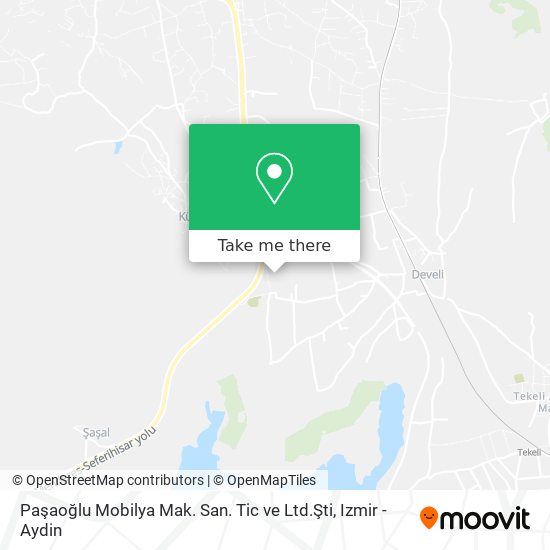 Paşaoğlu Mobilya Mak. San. Tic ve Ltd.Şti map