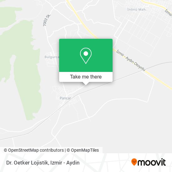 Dr. Oetker Lojistik map