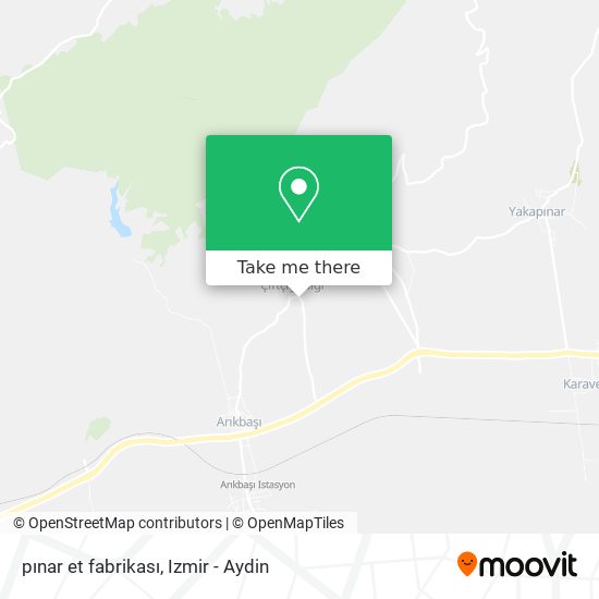 pınar et fabrikası map