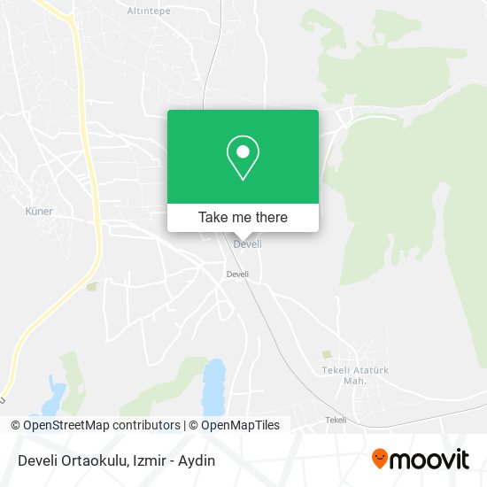 Develi Ortaokulu map