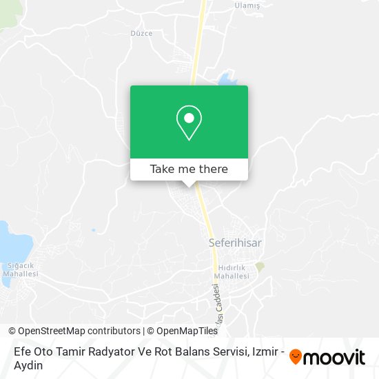 Efe Oto Tamir Radyator Ve Rot Balans Servisi map