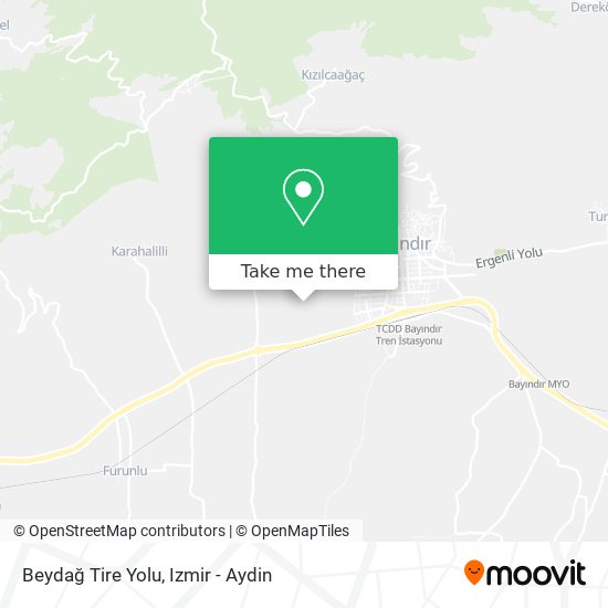 Beydağ Tire Yolu map
