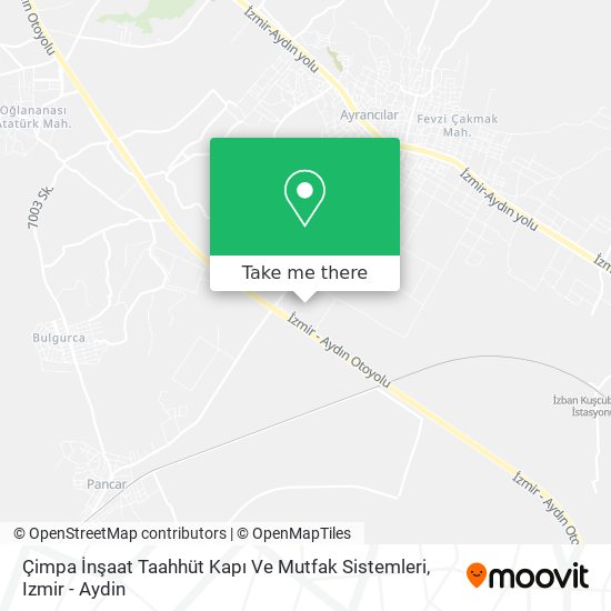 Çimpa İnşaat Taahhüt Kapı Ve Mutfak Sistemleri map