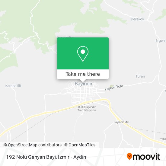 192 Nolu Ganyan Bayi map