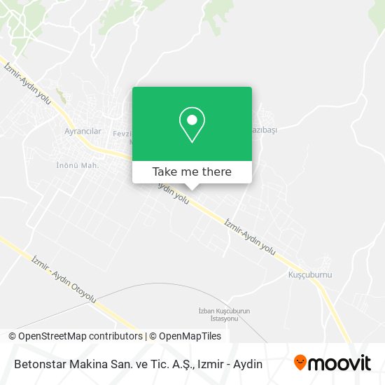 Betonstar Makina San. ve Tic. A.Ş. map
