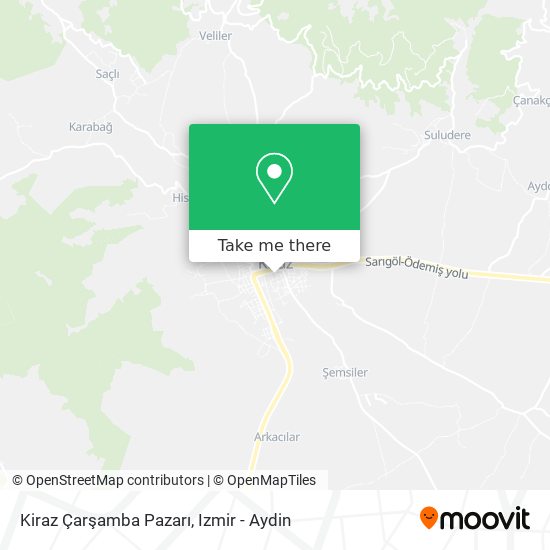 Kiraz Çarşamba Pazarı map