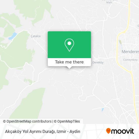 Akçaköy Yol Ayrımı Durağı map