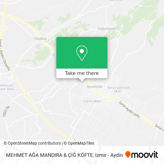 MEHMET AĞA MANDIRA & ÇİĞ KÖFTE map