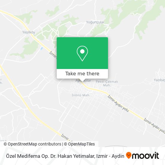 Özel Medifema Op. Dr. Hakan Yetimalar map