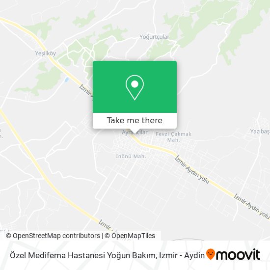 Özel Medifema Hastanesi Yoğun Bakım map