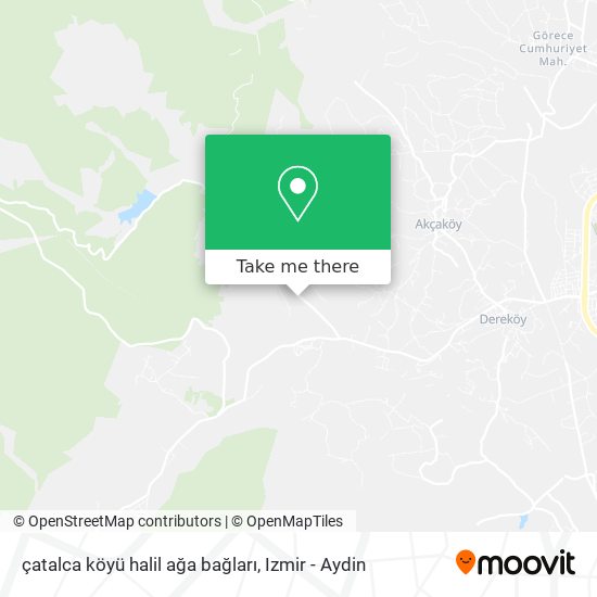 çatalca köyü halil ağa bağları map