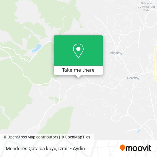 Menderes Çatalca köyü map