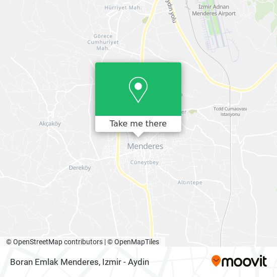Boran Emlak Menderes map