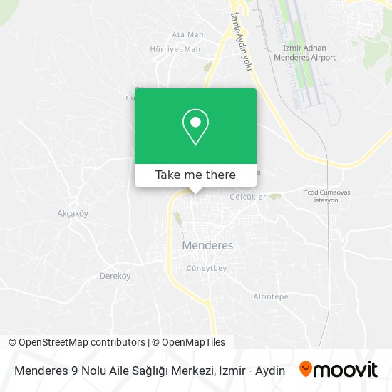 Menderes 9 Nolu Aile Sağlığı Merkezi map