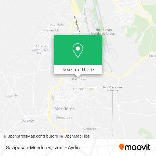 Gazipaşa / Menderes map