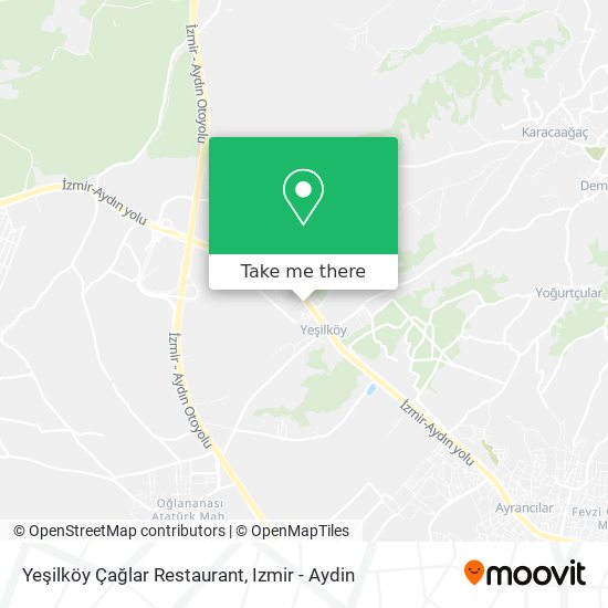 Yeşilköy Çağlar Restaurant map