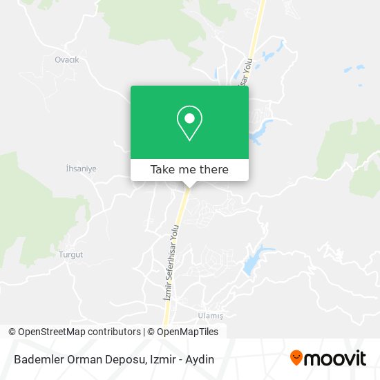 Bademler Orman Deposu map