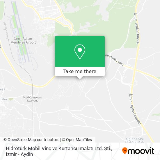 Hidrotürk Mobil Vinç ve Kurtarıcı İmalatı Ltd. Şti. map