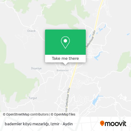bademler köyü mezarlığı map