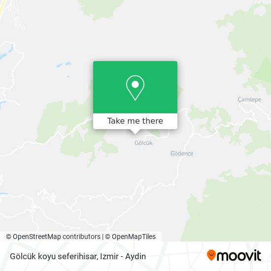 Gölcük koyu seferihisar map
