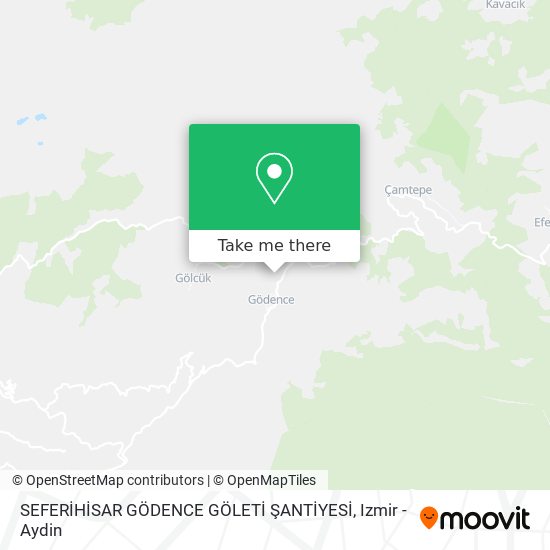 SEFERİHİSAR GÖDENCE GÖLETİ ŞANTİYESİ map