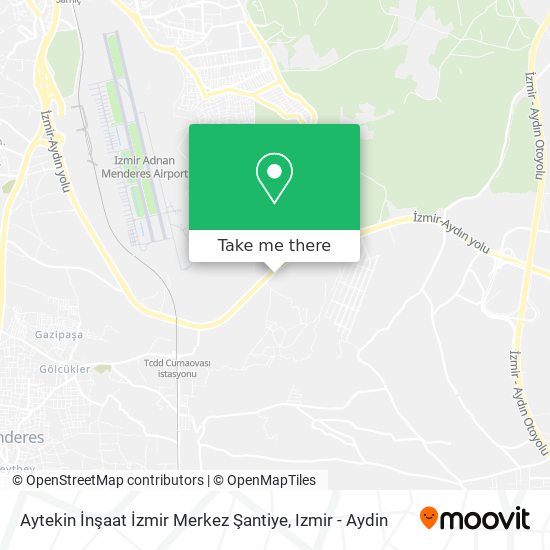 Aytekin İnşaat İzmir Merkez Şantiye map