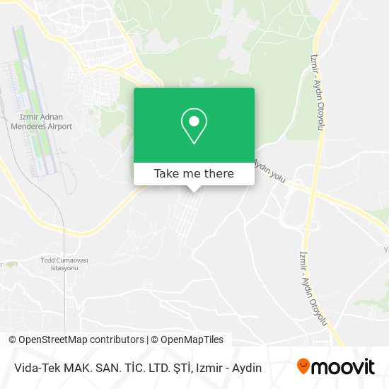 Vida-Tek MAK. SAN. TİC. LTD. ŞTİ map