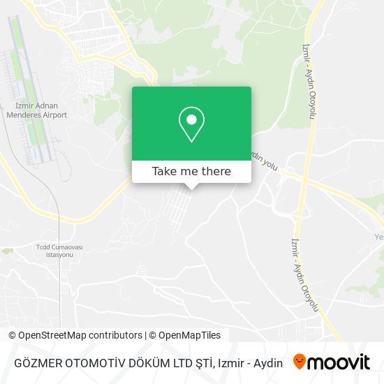GÖZMER OTOMOTİV DÖKÜM LTD ŞTİ map
