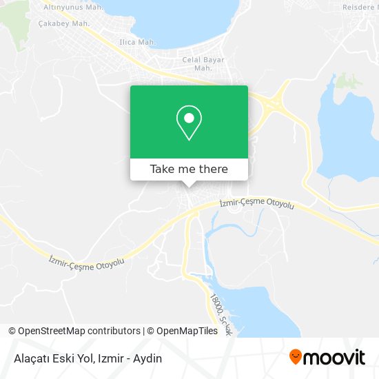 Alaçatı Eski Yol map