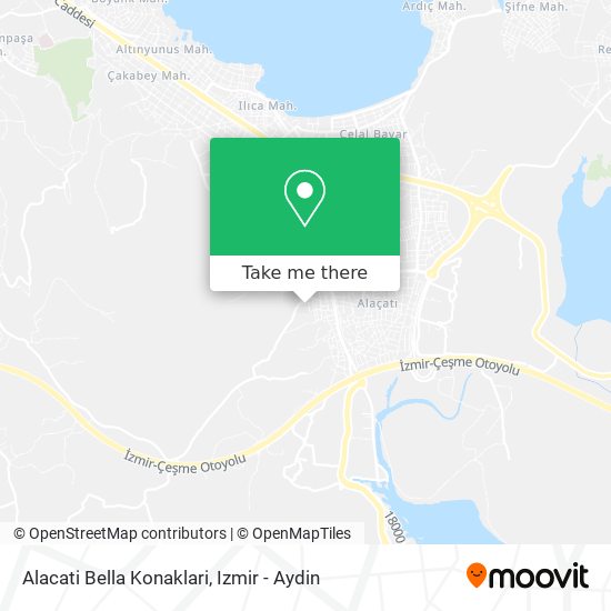 Alacati Bella Konaklari map