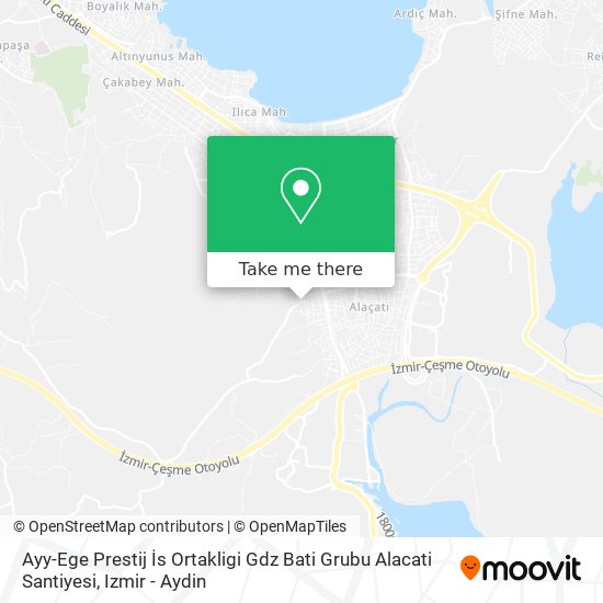 Ayy-Ege Prestij İs Ortakligi Gdz Bati Grubu Alacati Santiyesi map