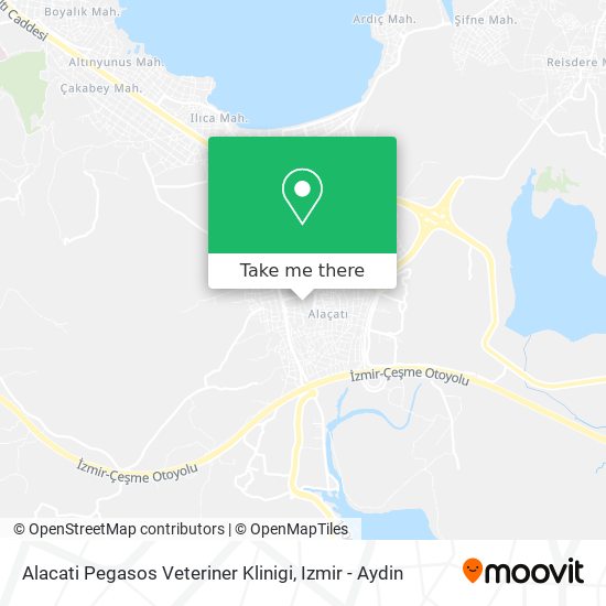 Alacati Pegasos Veteriner Klinigi map