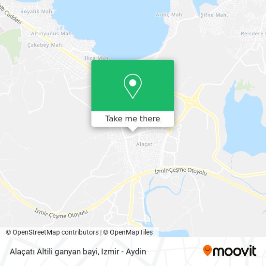 Alaçatı Altili ganyan bayi map