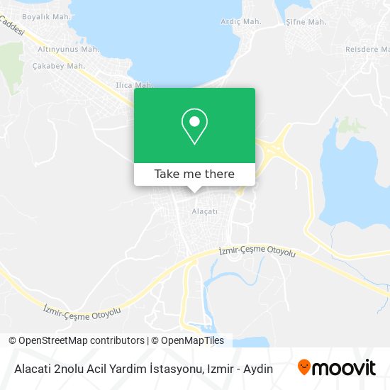 Alacati 2nolu Acil Yardim İstasyonu map