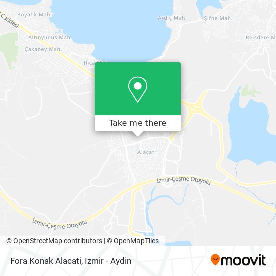 Fora Konak Alacati map