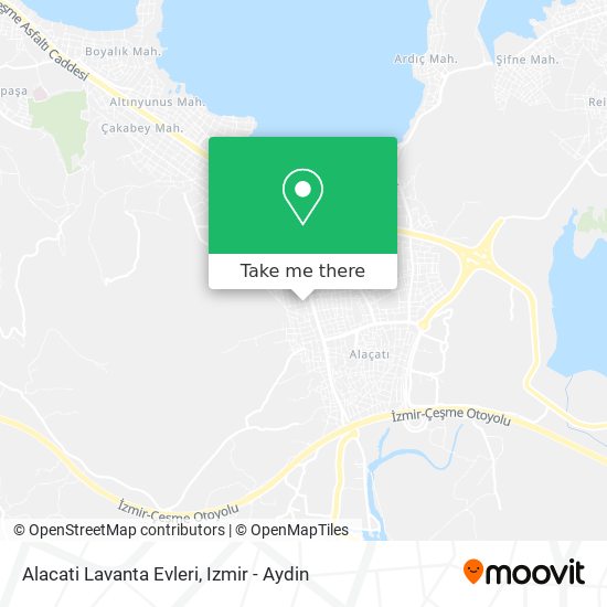 Alacati Lavanta Evleri map