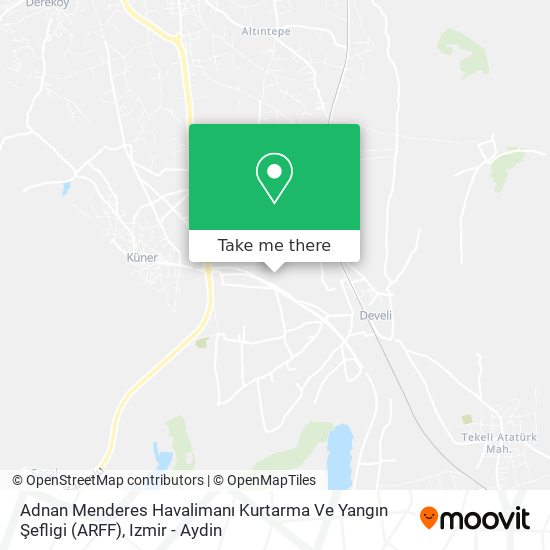Adnan Menderes Havalimanı Kurtarma Ve Yangın Şefligi (ARFF) map