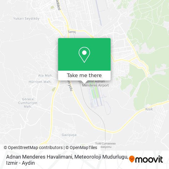 Adnan Menderes Havalimani, Meteoroloji Mudurlugu map