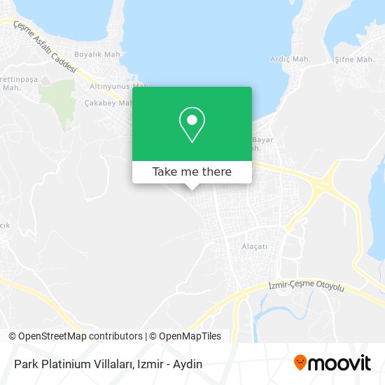 Park Platinium Villaları map