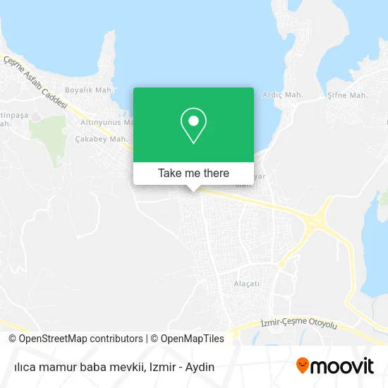 ılıca mamur baba mevkii map