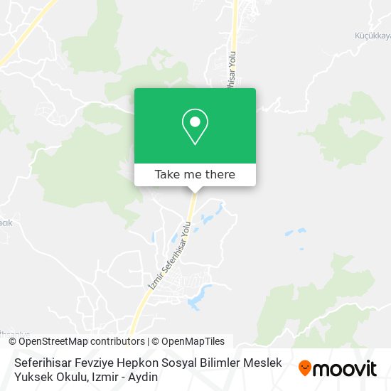 Seferihisar Fevziye Hepkon Sosyal Bilimler Meslek Yuksek Okulu map