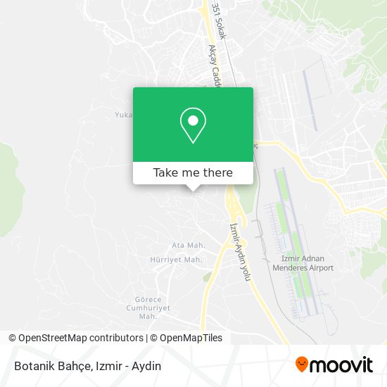 Botanik Bahçe map