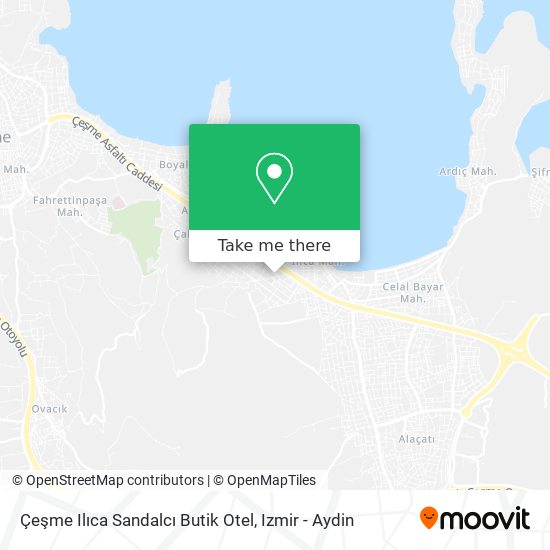 Çeşme Ilıca Sandalcı Butik Otel map