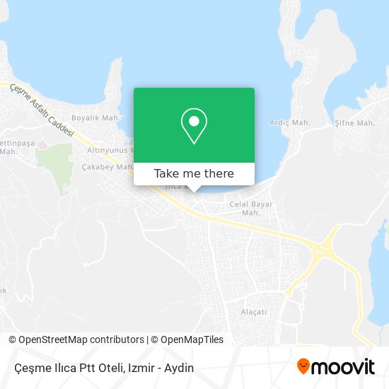 Çeşme Ilıca Ptt Oteli map