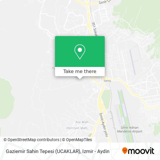 Gaziemir Sahin Tepesi (UCAKLAR) map