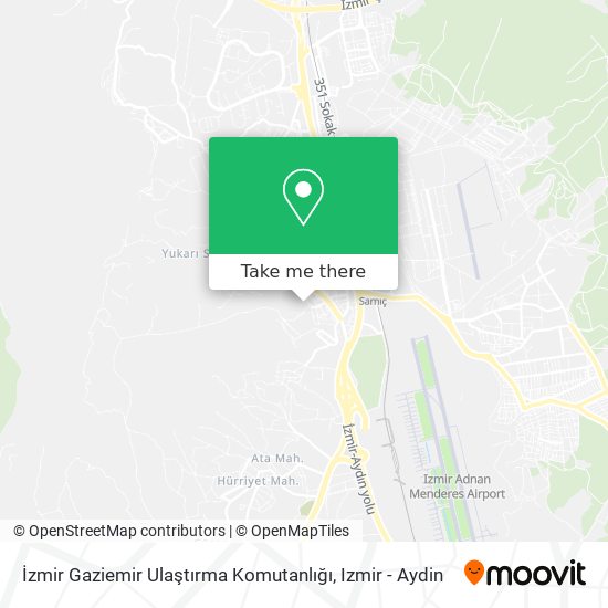 İzmir Gaziemir Ulaştırma Komutanlığı map