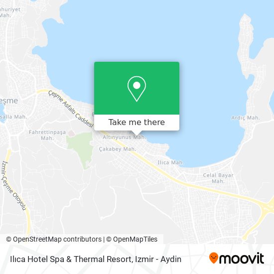 Ilıca Hotel Spa & Thermal Resort map