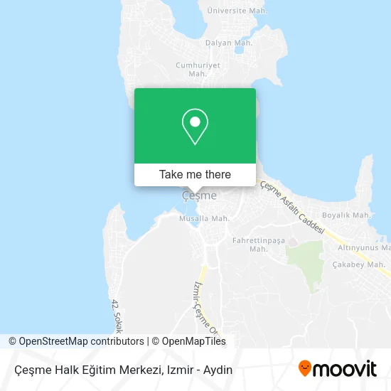 Çeşme Halk Eğitim Merkezi map