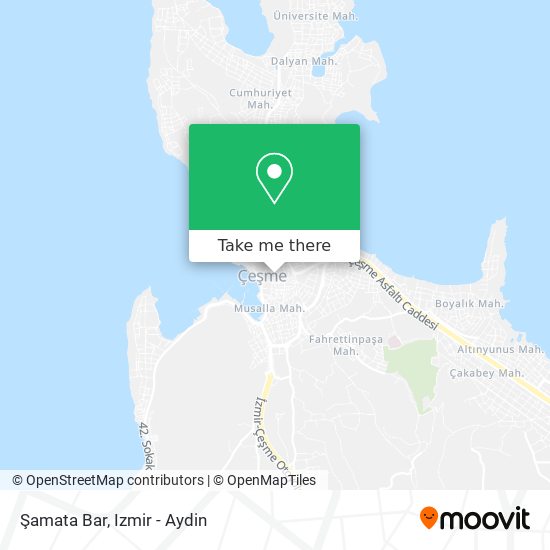 Şamata Bar map